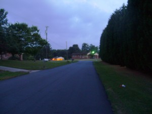 Entrance to Amy Acres Subdivision in South Gastonia